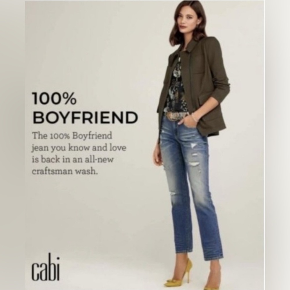 CAbi 100% Boyfriend Jeans distressed